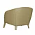 Modern Elegance: Molteni Sutton Armchair 3D model small image 3