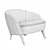 Modern Elegance: Molteni Sutton Armchair 3D model small image 4