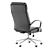 Luxury Black Leather Office Chair 3D model small image 6