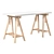 IKEA Lagkapten Writing Desk-Grey Oak 3D model small image 2