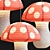 Artisan Mushroom Pendant Light 3D model small image 2