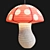 Artisan Mushroom Pendant Light 3D model small image 3