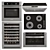 Cosmo Appliances Modern Modular Set 3D model small image 1