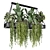 Modern Metal Box Hanging Plants 3D model small image 1