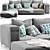 BoConcept 2015 Sofa Render Corona 3D model small image 1