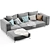 BoConcept 2015 Sofa Render Corona 3D model small image 3