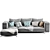 BoConcept 2015 Sofa Render Corona 3D model small image 4