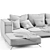 BoConcept 2015 Sofa Render Corona 3D model small image 6