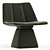 Modern Swivel Chair Furniture Piece 3D model small image 1