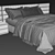 Modena Fabric Bed Frame 3D model small image 3