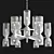 Elegant Two-Tier Chandelier 3D model small image 3