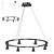 Farland Ring LED Chandelier Fixture 3D model small image 1