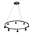 Farland Ring LED Chandelier Fixture 3D model small image 3