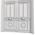 Classical Door Tempera 3D Model 3D model small image 7