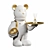 Cosmic Bear Ceramic Ornaments 3D model small image 3