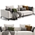  Modern Comfort: OLIVIER Sofa 3D model small image 3