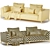  Modern Comfort: OLIVIER Sofa 3D model small image 4