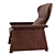 Reclining Comfort Ewelina Armchair 3D model small image 2