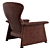 Reclining Comfort Ewelina Armchair 3D model small image 3