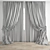 Premium Polygonal Curtain Model 3D model small image 3