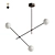 Sharm 3 Brass Pendant Lights 3D model small image 1
