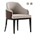 Sleek Wolfe Dining Chair Exceptional 3D model small image 1