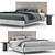 Modern Minimalist Emmett Bed Collection 3D model small image 1