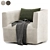 Modern Swivel Chair for Home 3D model small image 1
