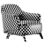 Modern KAORI Armchair Upgraded 3D model small image 3