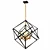 Modern Geometric Chandelier Design 3D model small image 2