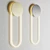 Sleek Wall Light Fixture 3D model small image 1