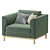 Modern Elegant Guide 82 Sofa 3D model small image 4