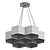 Modern Honeycomb Chandelier Model 3D model small image 2