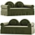 Contemporary Elegance: Badinage 02 Sofa 3D model small image 1