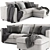 Modern Ikea Finnala Sofa Set 3D model small image 2