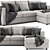 Modern Ikea Finnala Sofa Set 3D model small image 3