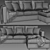 Modern Ikea Finnala Sofa Set 3D model small image 4