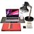 Modern Tech Workspace Set 3D model small image 8