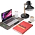 Modern Tech Workspace Set 3D model small image 9