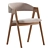 Modern Dublin Chair in Oak 3D model small image 2