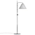 Modern Fabric Floor Lamp 3D model small image 2