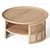 Rattan Base 2-Tier Coffee Table 3D model small image 5