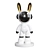 Handcrafted Bunny Decor Figure 3D model small image 3