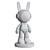 Handcrafted Bunny Decor Figure 3D model small image 4