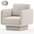 Sleek Design Gallotti Lilas Armchair 3D model small image 3