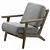 Sleek Metro Accent Seating 3D model small image 3