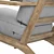 Sleek Metro Accent Seating 3D model small image 6