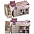 Flexible Mid-High Bed by Flexa 3D model small image 1