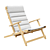 Modern Carl Hansen Deck Chair 3D model small image 1