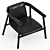 Luxury Leather Armchair: Atlay 3D model small image 3